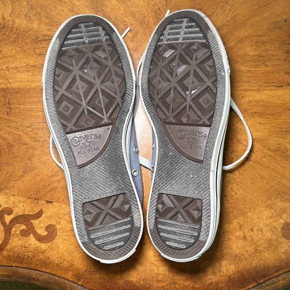 Converse Chuck Taylor All Star Ox Double Tongue Shoes Grey - Picture 3 of 5